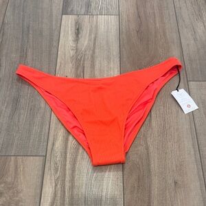 Shade & Shore Bold Orange Bikini Bottoms